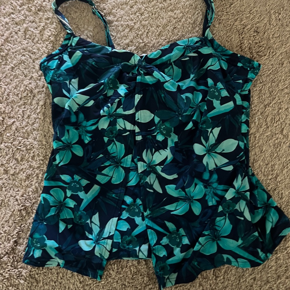 Swim Tank Top with Adjustable Straps